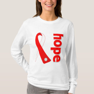 Camiseta Fita da esperança das síndromes de Myelodysplast
