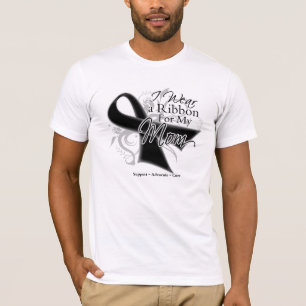 Camiseta Fita da mamã - cancer de pele da melanoma