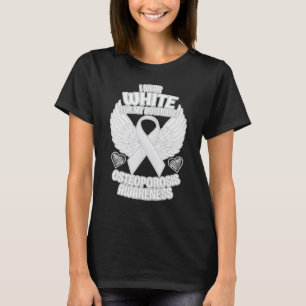 Camiseta Fita de Apoio ao Namorado Conscientização da Osteo