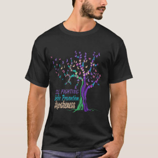 Camiseta Fita de Árvore Ainda Lutando Contra Prêmio de Prev