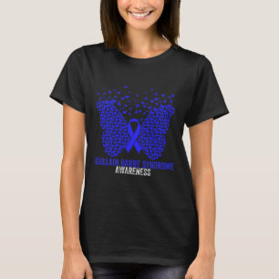 Camiseta Fita de Borboletas Síndrome de Guillain Byrre Cons