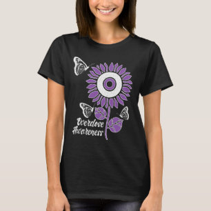 Camiseta Fita de Brisão Borboleta de Girassol Sobredosagem 