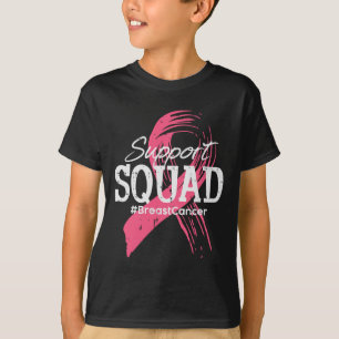 Camiseta Fita de câncer de mama Support Squad Awarties Men