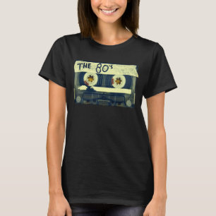 Camiseta Fita de Combinação de anos 80 Retroativa