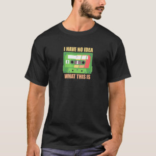 Camiseta Fita De Combinação De Cassetes Retroativa Não Tenh