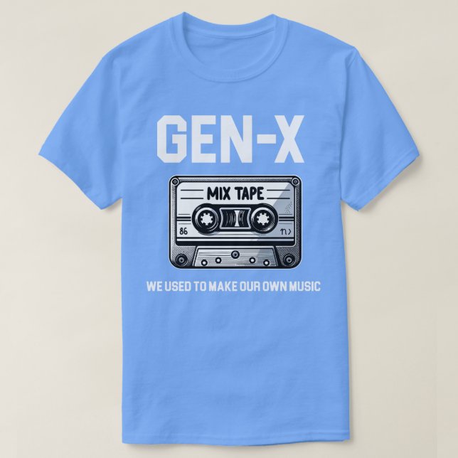 Camiseta Fita de Combinação GenX (Frente do Design)