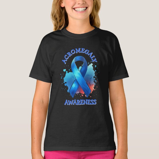 Camiseta Fita de Consciência da Acromegália (Frente)