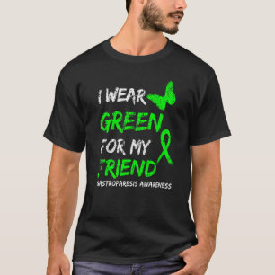 Camiseta Fita De Consciência Gastroparese Eu Visto Verde Pa