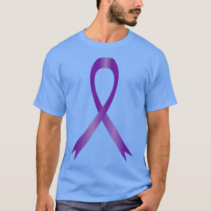 Camiseta Fita de Consciência Roxa Escura