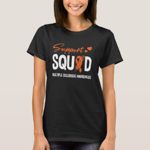 Camiseta Fita de Conscientização de Esclerose Múltipla do E