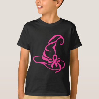 Camiseta Fita de conscientização do câncer de mama com chap