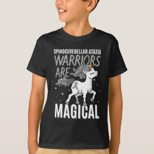 Camiseta Fita de Conscientização do Guerreiro da Ataxia Sca