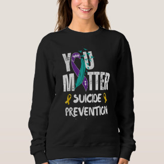 Camiseta Fita de Conscientização sobre Prevenção de Suicídi