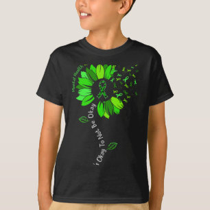 Camiseta Fita de Conscientização sobre Saúde Mental Okay To