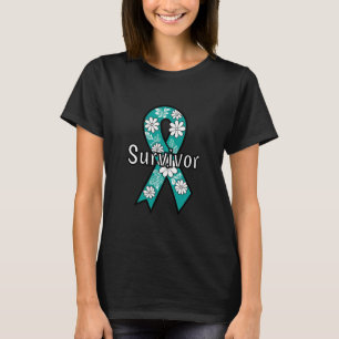 Camiseta Fita de conscientização Teal Survivor SA