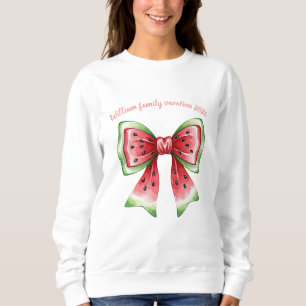 Camiseta Fita de gravata borboleta coquette de melancia per