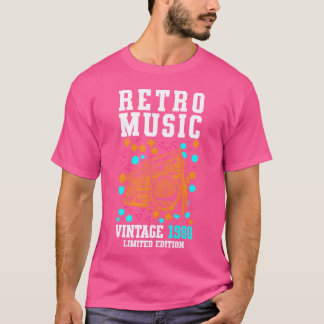 Camiseta Fita de Música Ano Áudio garota