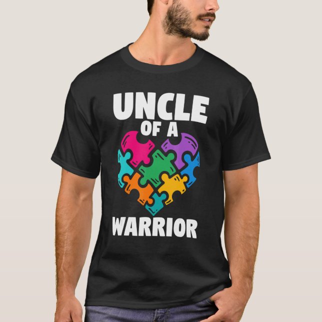 Camiseta Fita De Peça De Quebra-Cabeça De Consciência Do Au (Frente)
