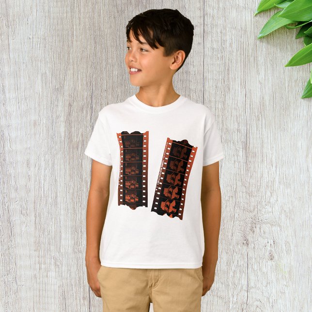 Camiseta Fita de Película Negativa (Criador carregado)