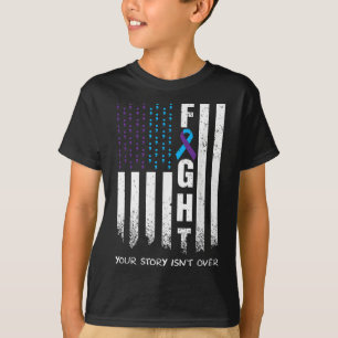 Camiseta Fita de Prevenção ao Suicídio Conscientização Luta