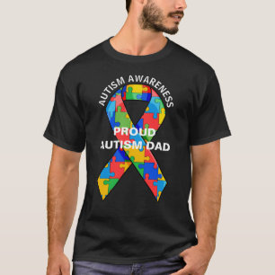 Camiseta Fita de Quebra-cabeça do Pai do Autismo Ortoso Per