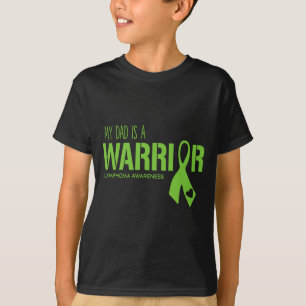 Camiseta Fita de Ribbons O Pai do Homem é um Guerreiro Linf