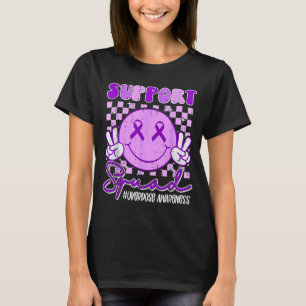Camiseta Fita de Rosto Sorridente de Conscientização sobre