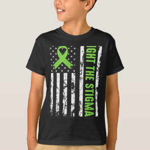 Camiseta Fita de Saúde dos Estados Unidos Sinalizador Vesti