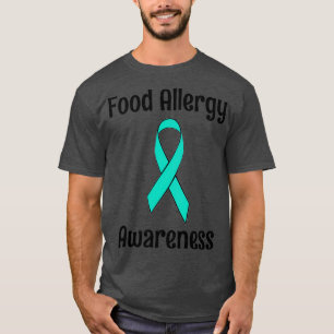 Camiseta Fita de Sensibilização para a Alergia da comida