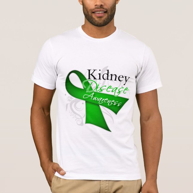 Camiseta Fita de Sensibilização para a Doença Renal (Frente)