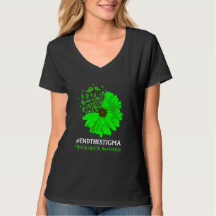Camiseta Fita de Sensibilização para a Saúde Mental Girasso