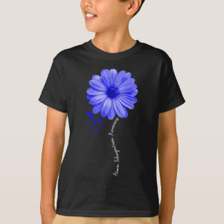 Camiseta Fita de Sobrevivente Familiar Conscientização Atax