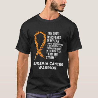 Camiseta Fita de Suporte à Consciência da Leucemia Demal