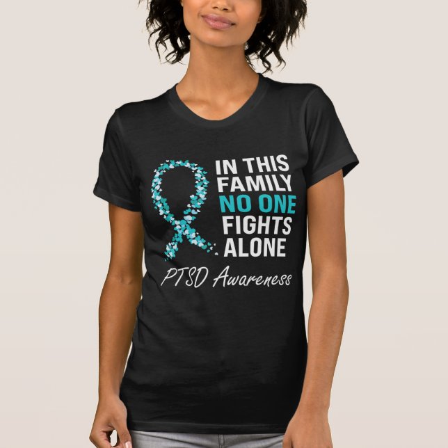 Camiseta Fita de Teto de Consciência PTSD (Frente)