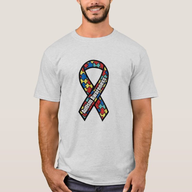 Camiseta Fita do autismo (Frente)