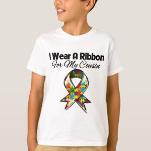 Camiseta Fita do autismo para meu primo