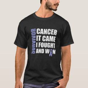 Camiseta Fita do Cancer de Luta do Cancer de Estômago