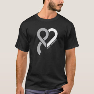 Camiseta Fita do Coração Relacionada à Consciência da Coma