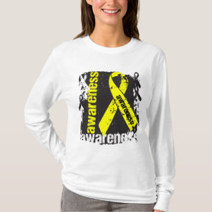 Camiseta Fita do Grunge da consciência do suicídio