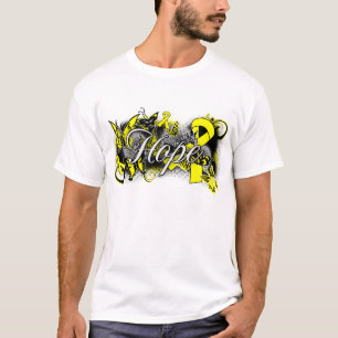 Camiseta Fita do jardim da esperança da prevenção do