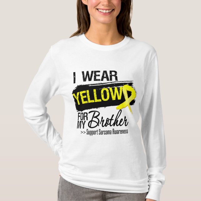Camiseta Fita do Sarcoma para meu irmão (Frente)