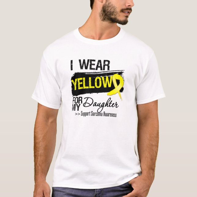 Camiseta Fita do Sarcoma para minha filha (Frente)