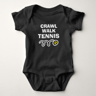 Camiseta Fita esportiva de TÊNIS CRAWL WALK para bebê novo