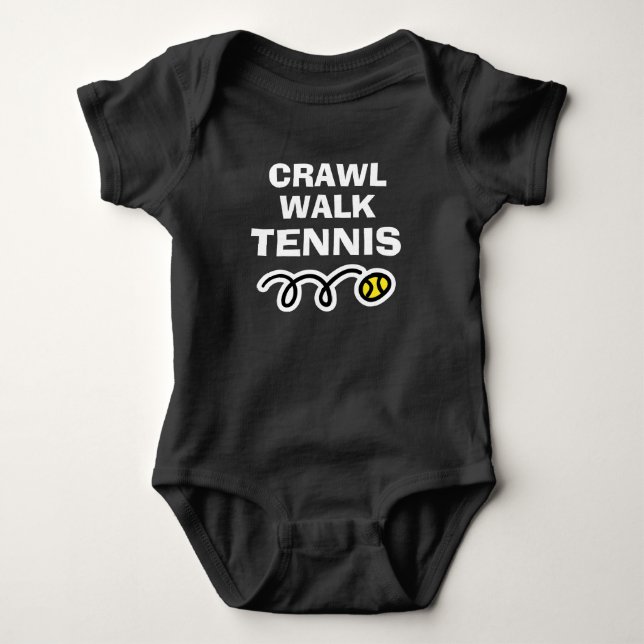 Camiseta Fita esportiva de TÊNIS CRAWL WALK para bebê novo (Frente)