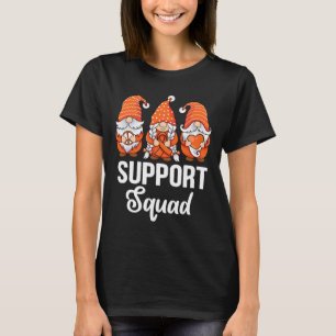 Camiseta Fita laranja Gnomos apoiam sobreviventes da Leucem