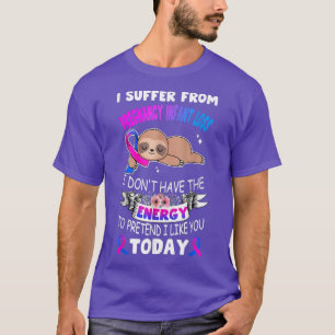 Camiseta Fita Lenta Que Sofro De Perda De Criança De Gravid
