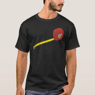 Camiseta Fita Métrica Ferramentas Simples Carpinteiros Mecâ
