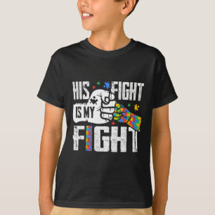 Camiseta Fita Puzzle de Consciencialização do Autismo A Lut