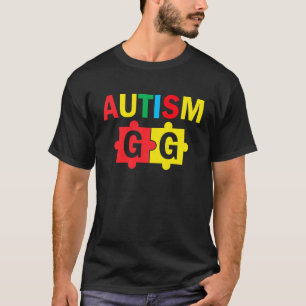 Camiseta Fita Puzzle de Conscientização do Autismo Orgulhos