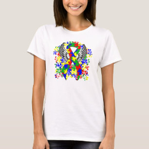 Camiseta Fita Quebra-cabeça com Asas